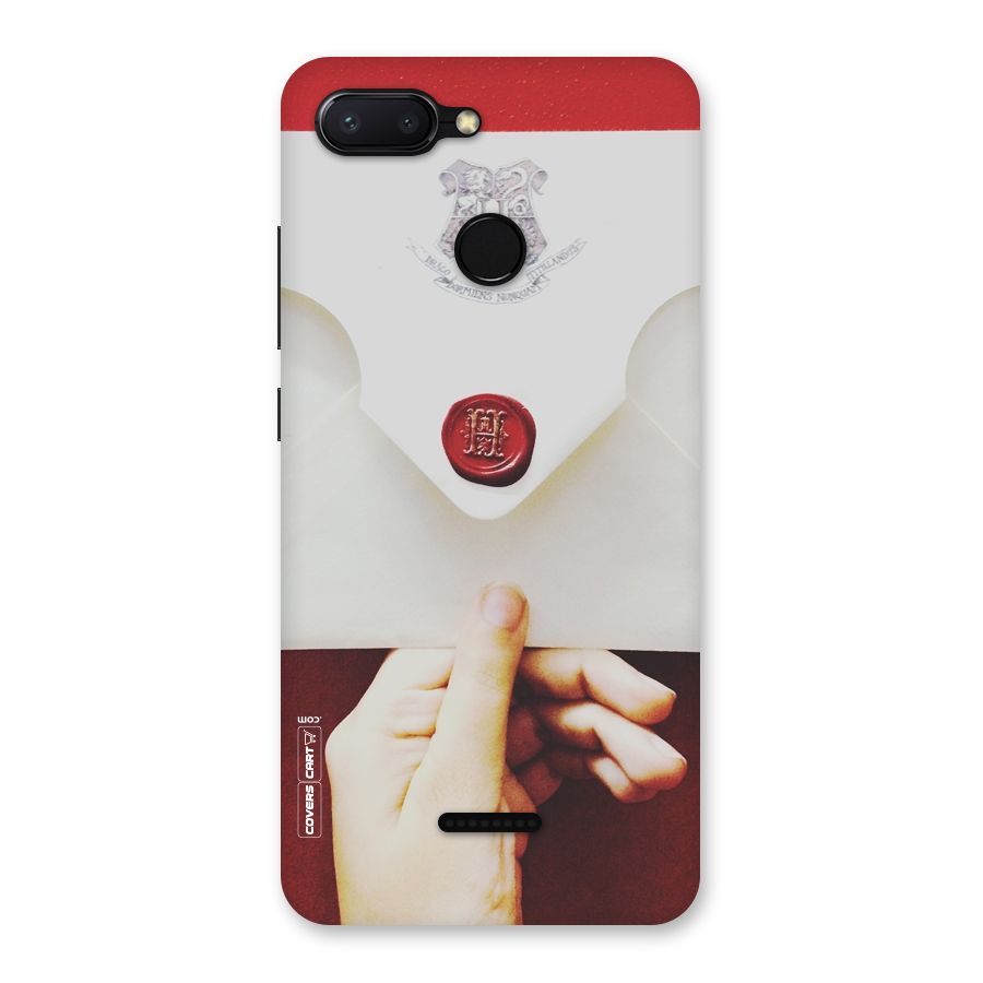 Red Envelope Back Case for Redmi 6