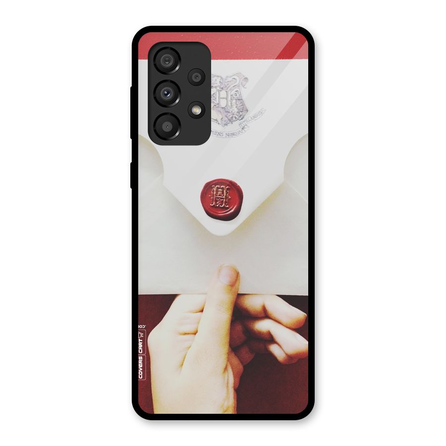 Red Envelope Glass Back Case for Galaxy A33 5G