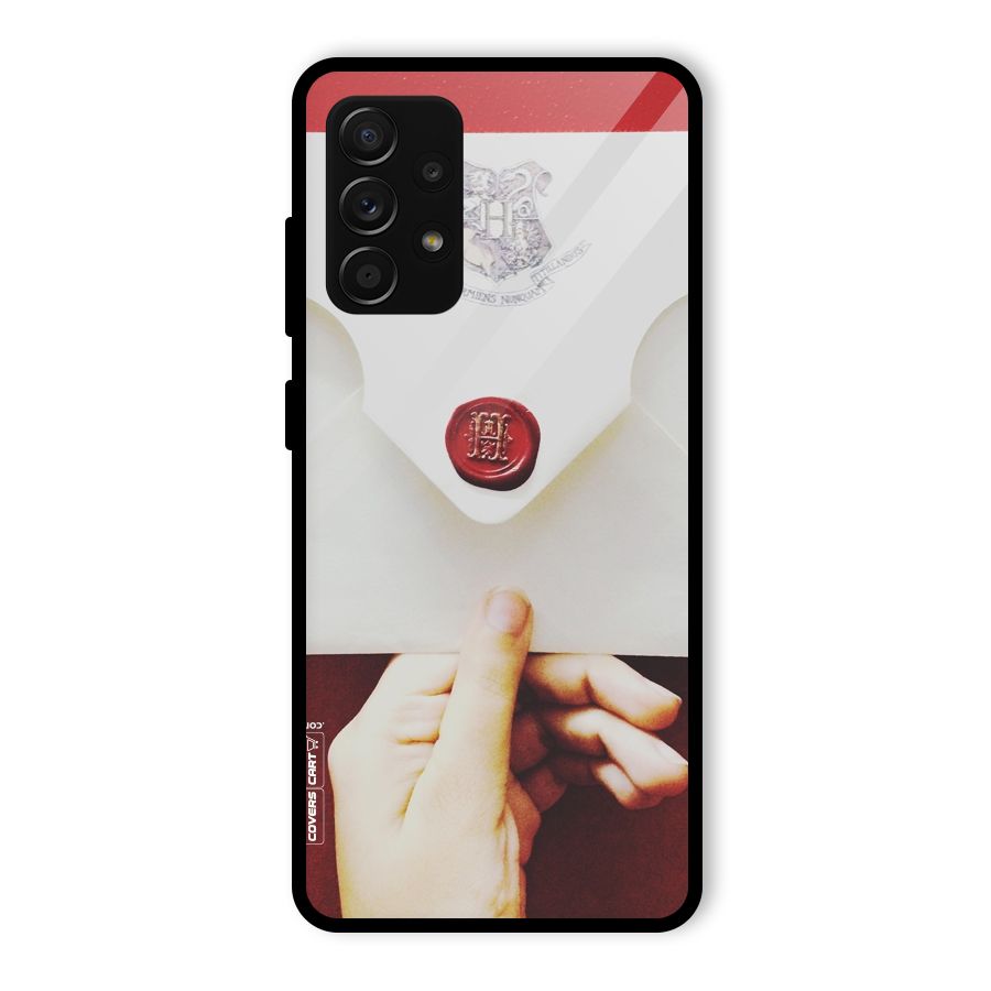 Red Envelope Glass Back Case for Galaxy A53 5G
