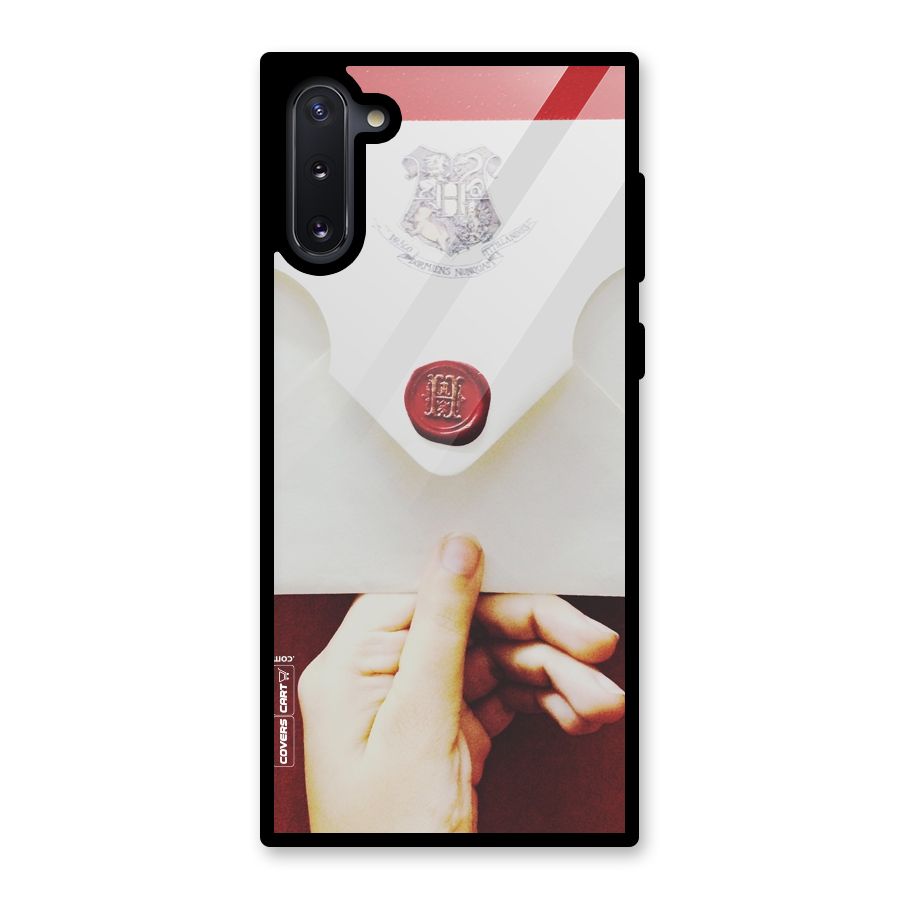 Red Envelope Glass Back Case for Galaxy Note 10