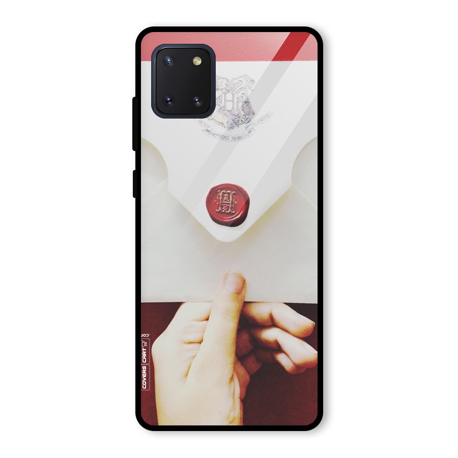 Red Envelope Glass Back Case for Galaxy Note 10 Lite