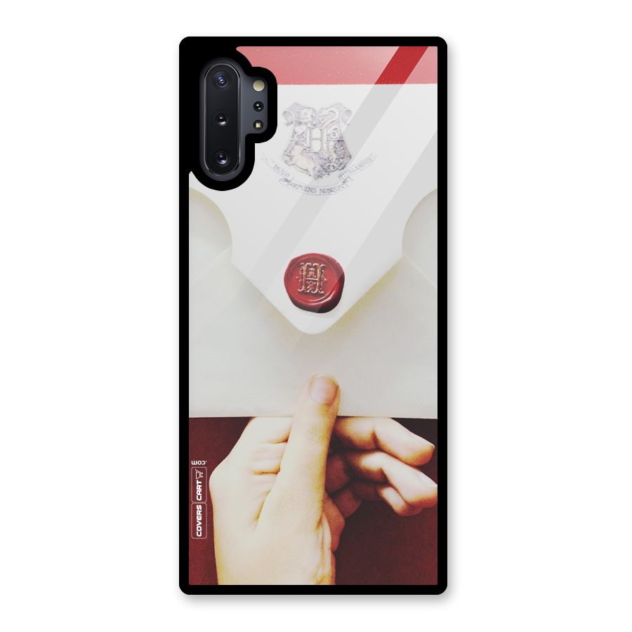 Red Envelope Glass Back Case for Galaxy Note 10 Plus
