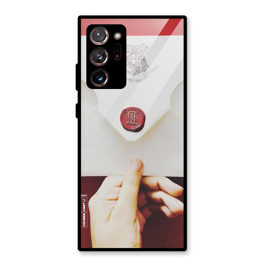 Red Envelope Glass Back Case for Galaxy Note 20 Ultra