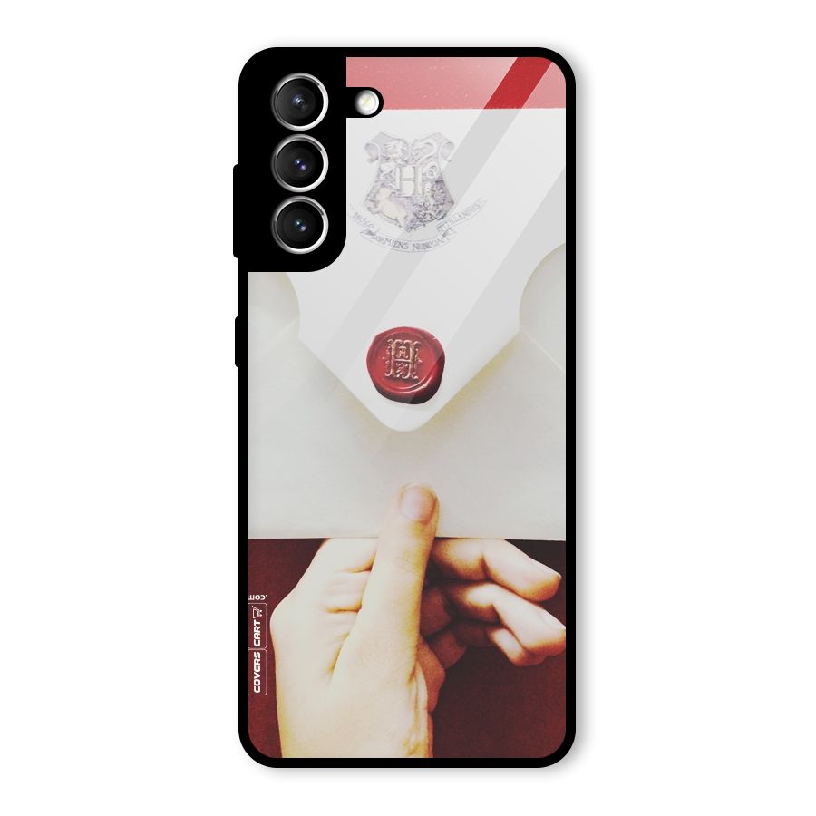 Red Envelope Glass Back Case for Galaxy S21 5G