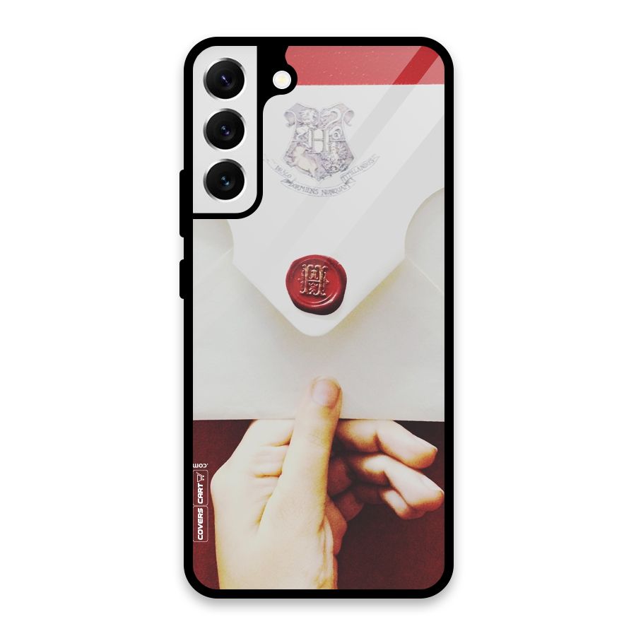 Red Envelope Glass Back Case for Galaxy S22 Plus 5G