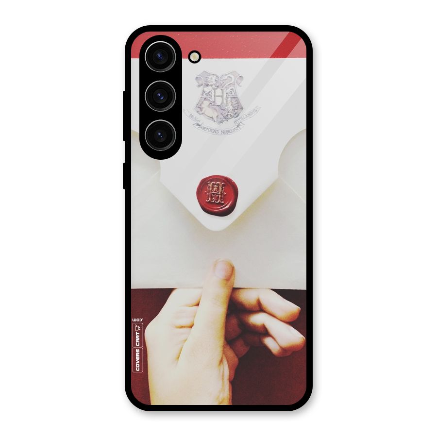 Red Envelope Glass Back Case for Galaxy S23 Plus