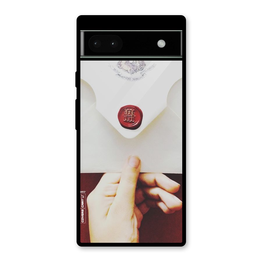 Red Envelope Glass Back Case for Google Pixel 6a