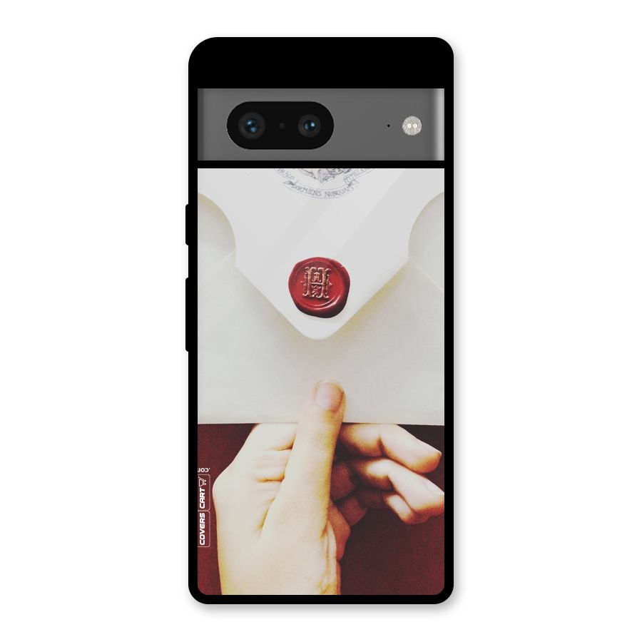Red Envelope Glass Back Case for Google Pixel 7