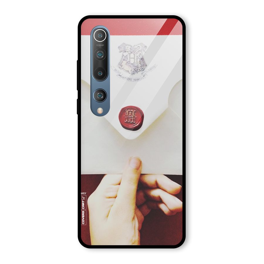 Red Envelope Glass Back Case for Mi 10