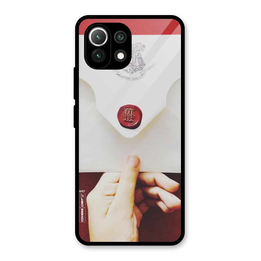 Red Envelope Glass Back Case for Mi 11 Lite NE 5G