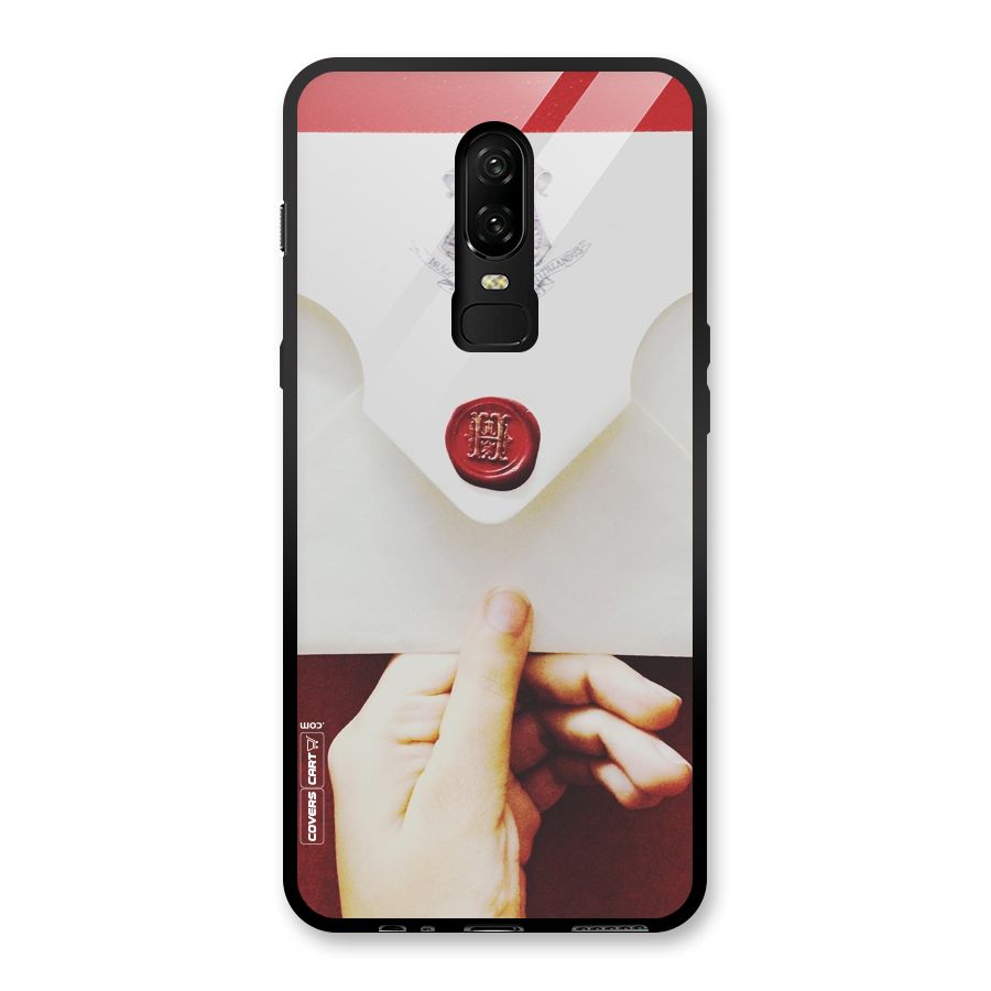 Red Envelope Glass Back Case for OnePlus 6