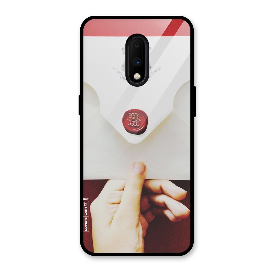 Red Envelope Glass Back Case for OnePlus 7