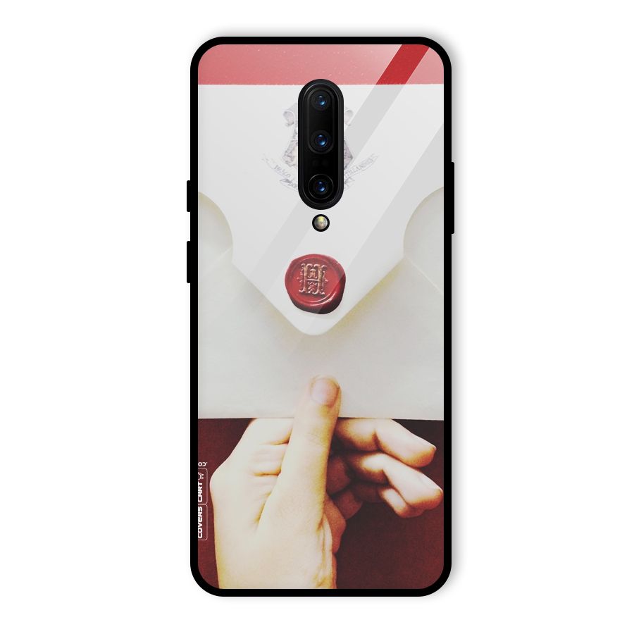 Red Envelope Glass Back Case for OnePlus 7 Pro