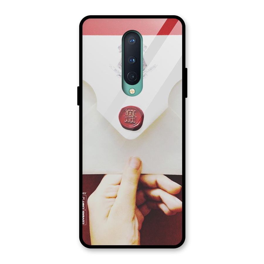 Red Envelope Glass Back Case for OnePlus 8