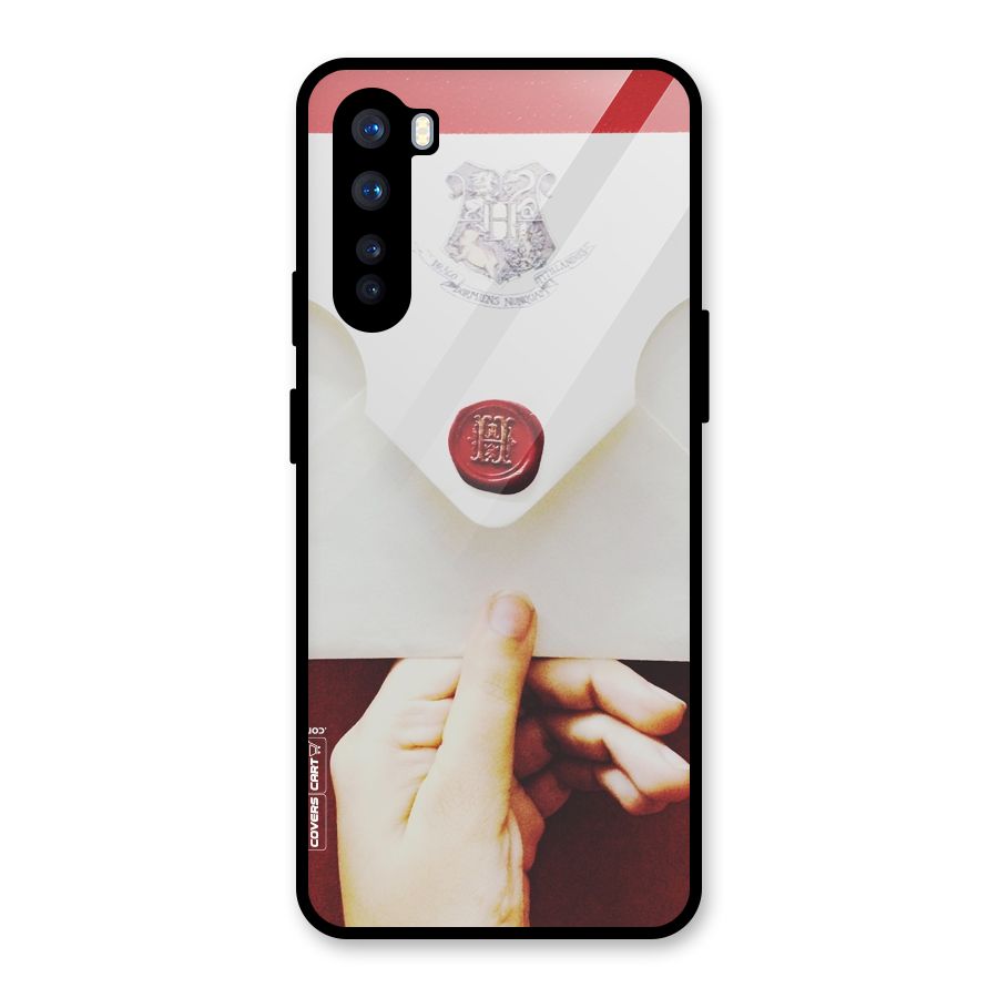 Red Envelope Glass Back Case for OnePlus Nord