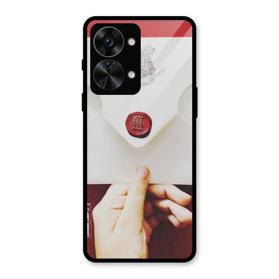 Red Envelope Glass Back Case for OnePlus Nord 2T