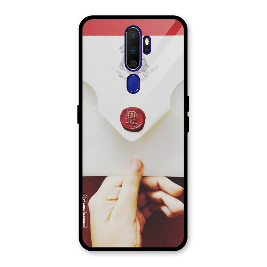 Red Envelope Glass Back Case for Oppo A9 (2020)