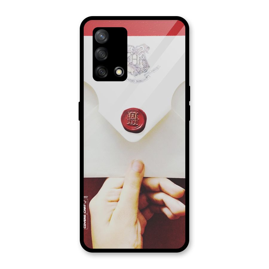 Red Envelope Glass Back Case for Oppo F19