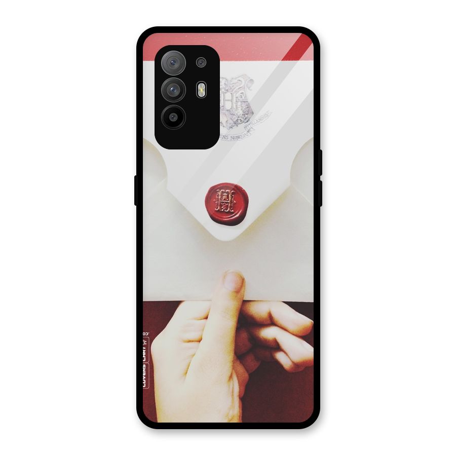 Red Envelope Glass Back Case for Oppo F19 Pro Plus 5G