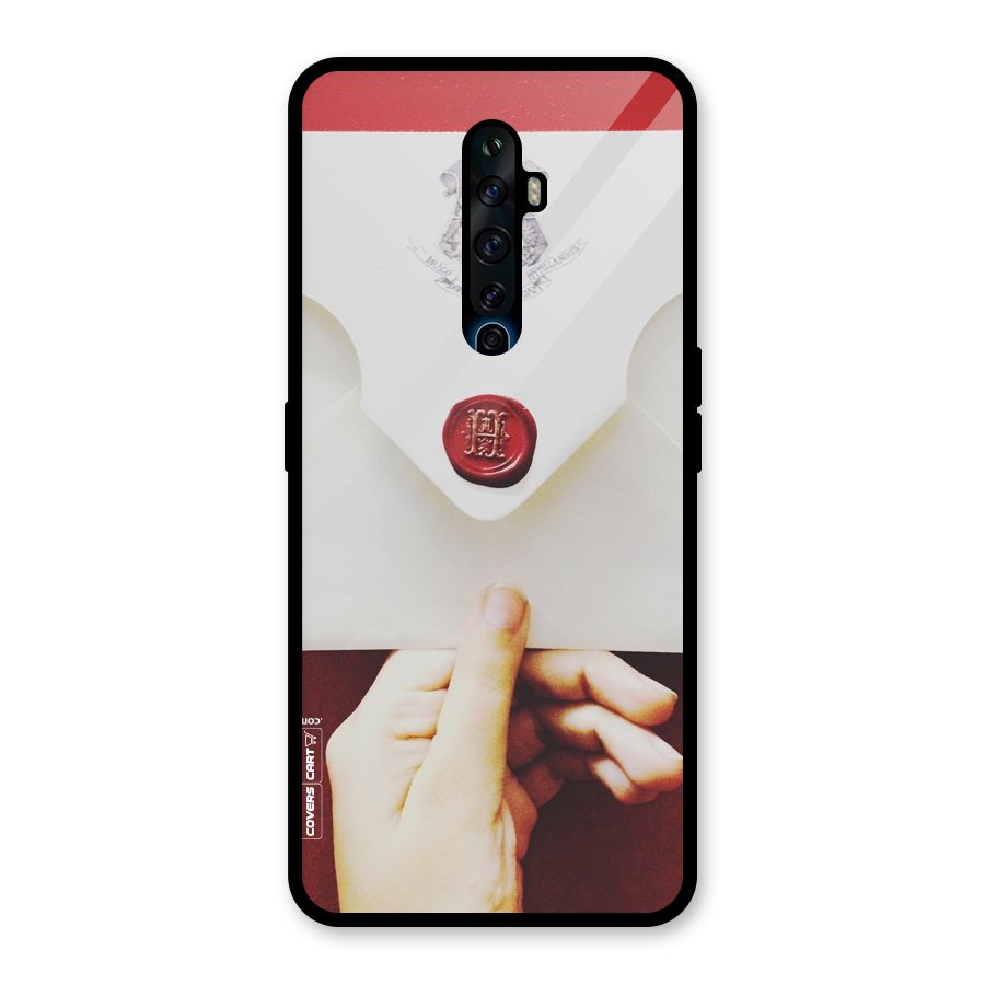 Red Envelope Glass Back Case for Oppo Reno2 F