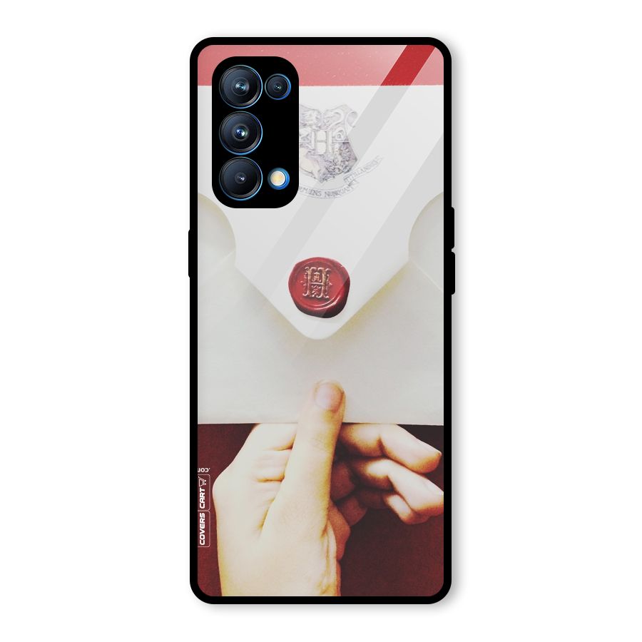 Red Envelope Glass Back Case for Oppo Reno5 Pro 5G