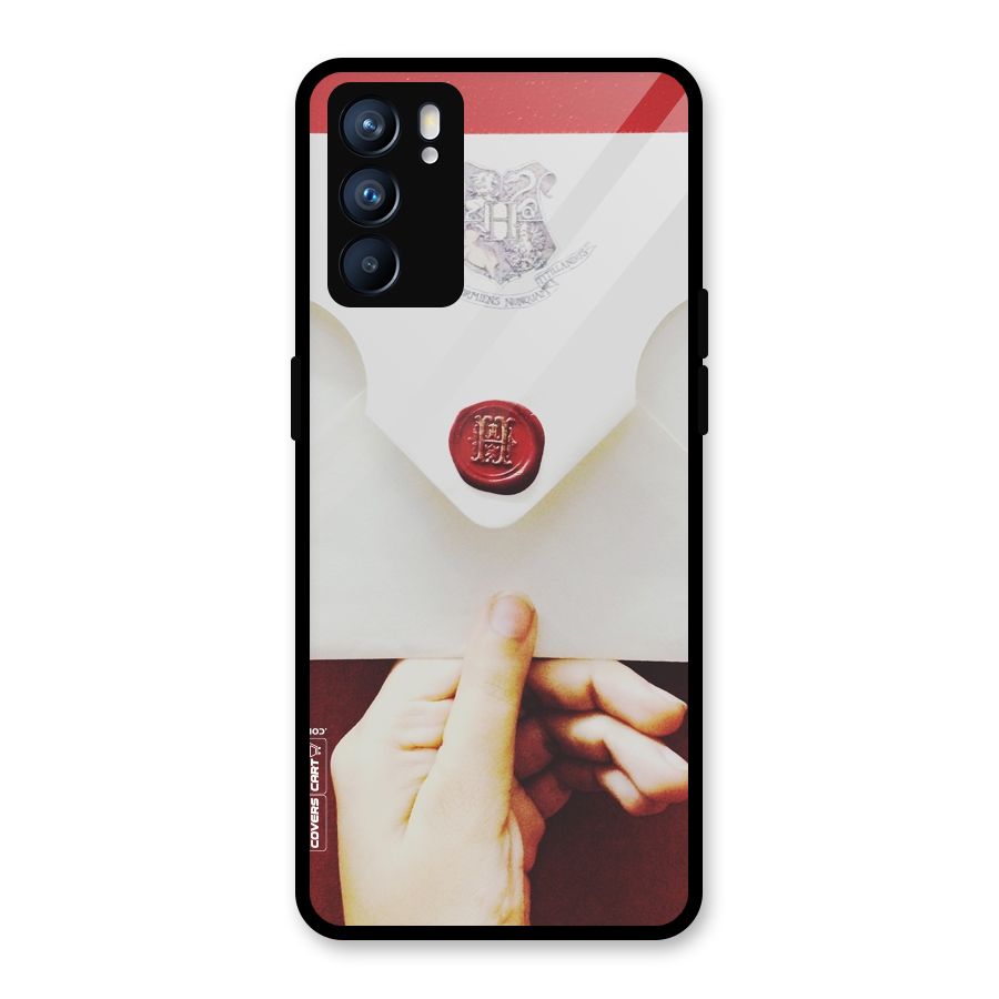Red Envelope Glass Back Case for Oppo Reno6 5G