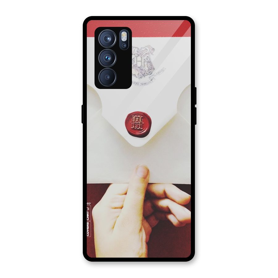 Red Envelope Glass Back Case for Oppo Reno6 Pro 5G