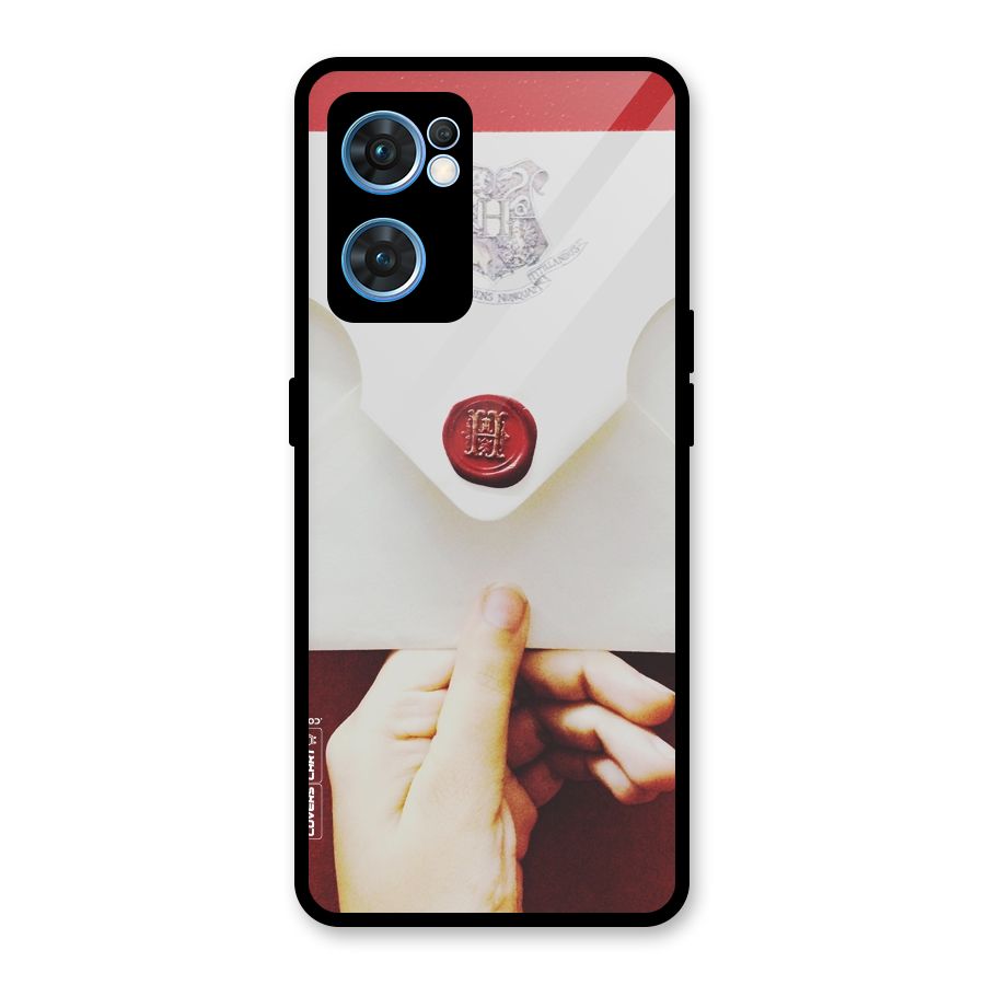 Red Envelope Glass Back Case for Oppo Reno7 5G