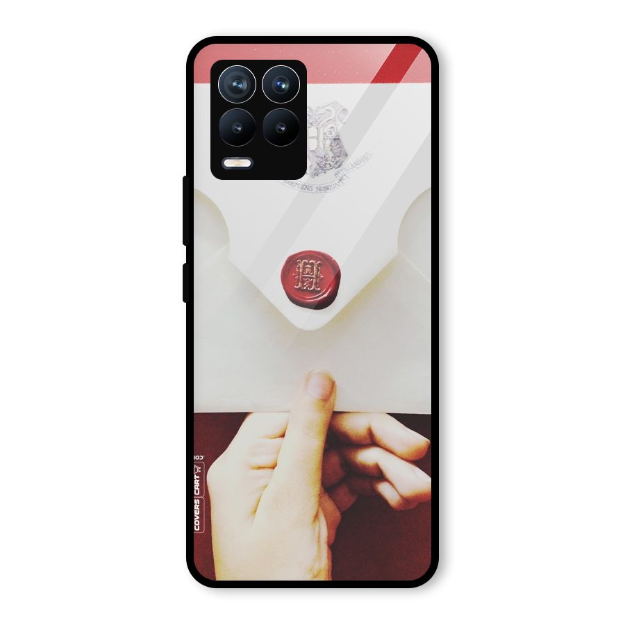 Red Envelope Glass Back Case for Realme 8