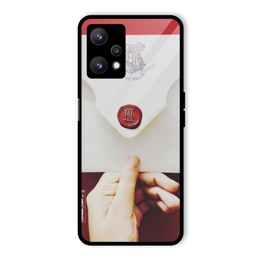 Red Envelope Glass Back Case for Realme 9 Pro 5G