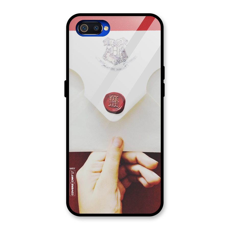 Red Envelope Glass Back Case for Realme C2