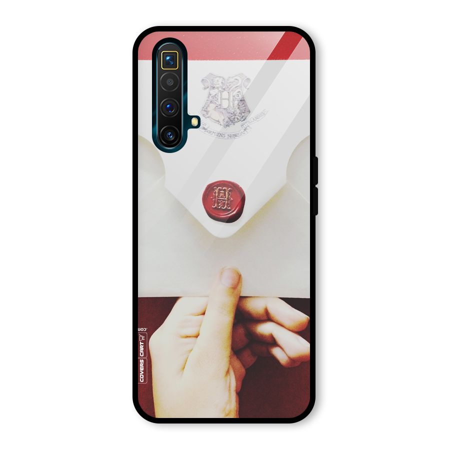 Red Envelope Glass Back Case for Realme X3 SuperZoom