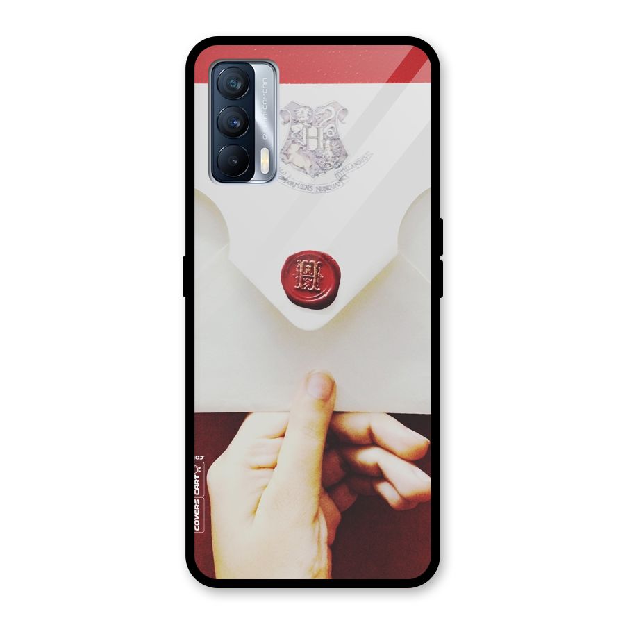 Red Envelope Glass Back Case for Realme X7
