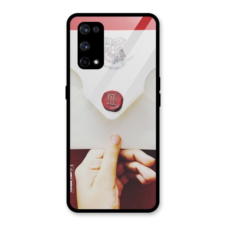 Red Envelope Glass Back Case for Realme X7 Pro