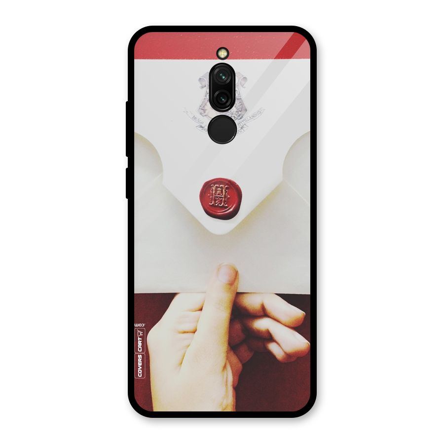 Red Envelope Glass Back Case for Redmi 8