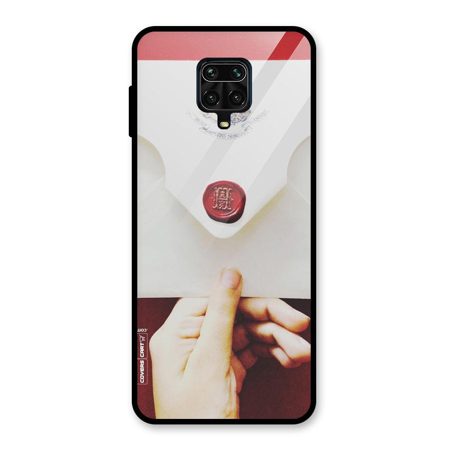 Red Envelope Glass Back Case for Redmi Note 10 Lite
