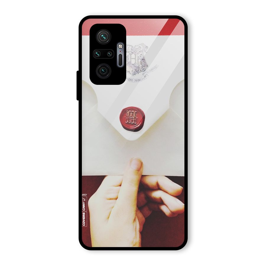 Red Envelope Glass Back Case for Redmi Note 10 Pro Max