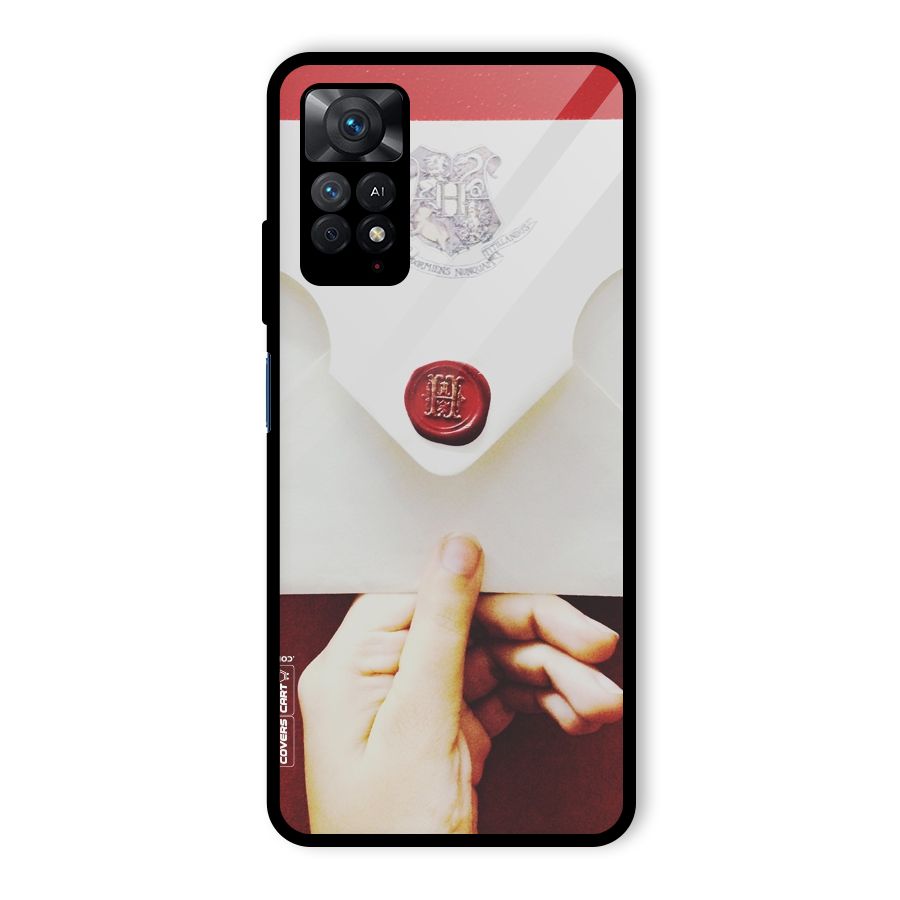 Red Envelope Glass Back Case for Redmi Note 11 Pro