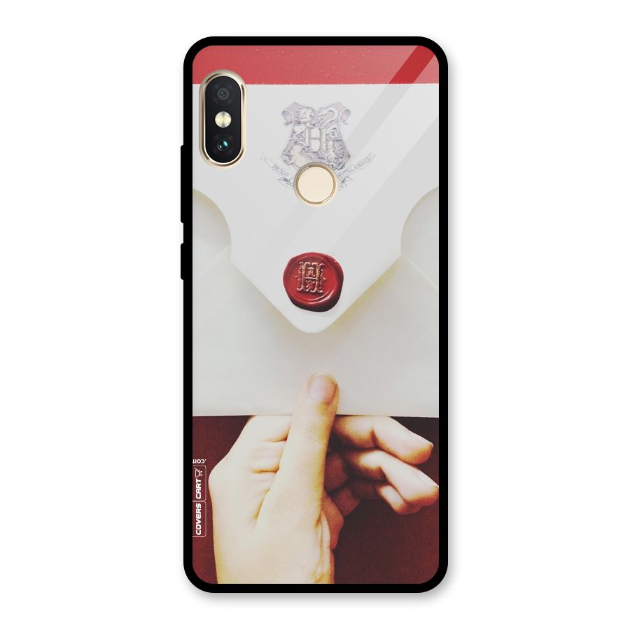 Red Envelope Glass Back Case for Redmi Note 5 Pro