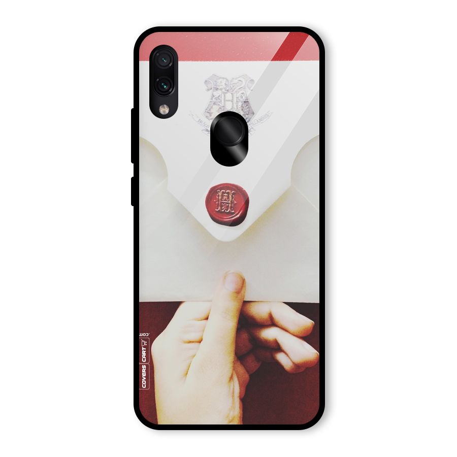 Red Envelope Glass Back Case for Redmi Note 7 Pro