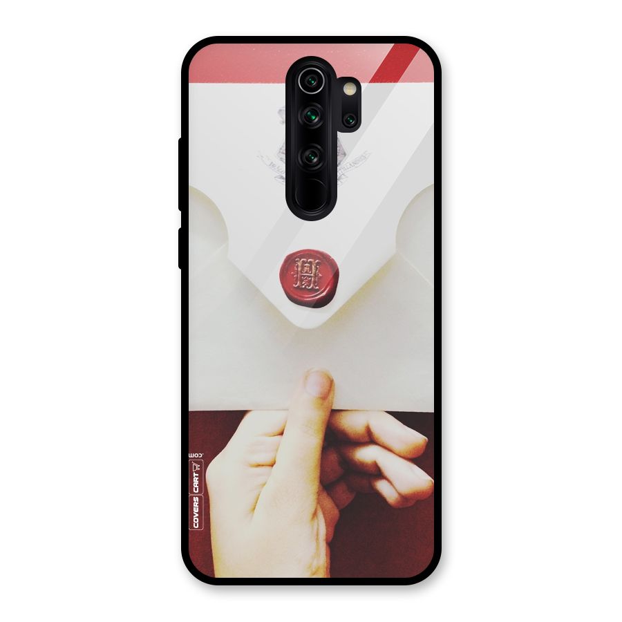 Red Envelope Glass Back Case for Redmi Note 8 Pro