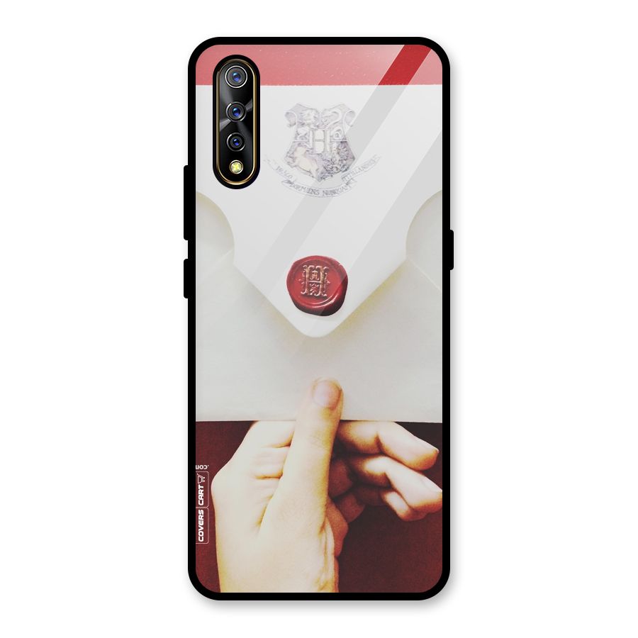Red Envelope Glass Back Case for Vivo S1