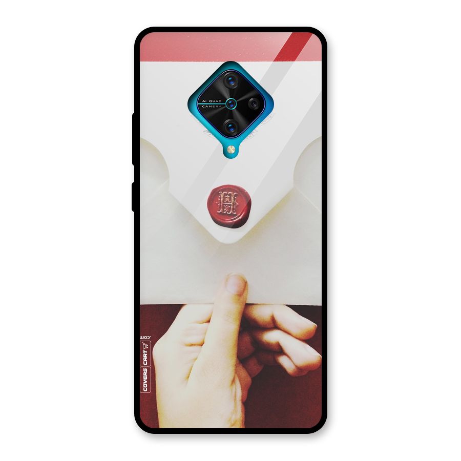 Red Envelope Glass Back Case for Vivo S1 Pro