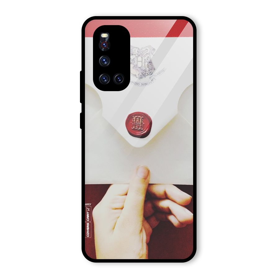 Red Envelope Glass Back Case for Vivo V19