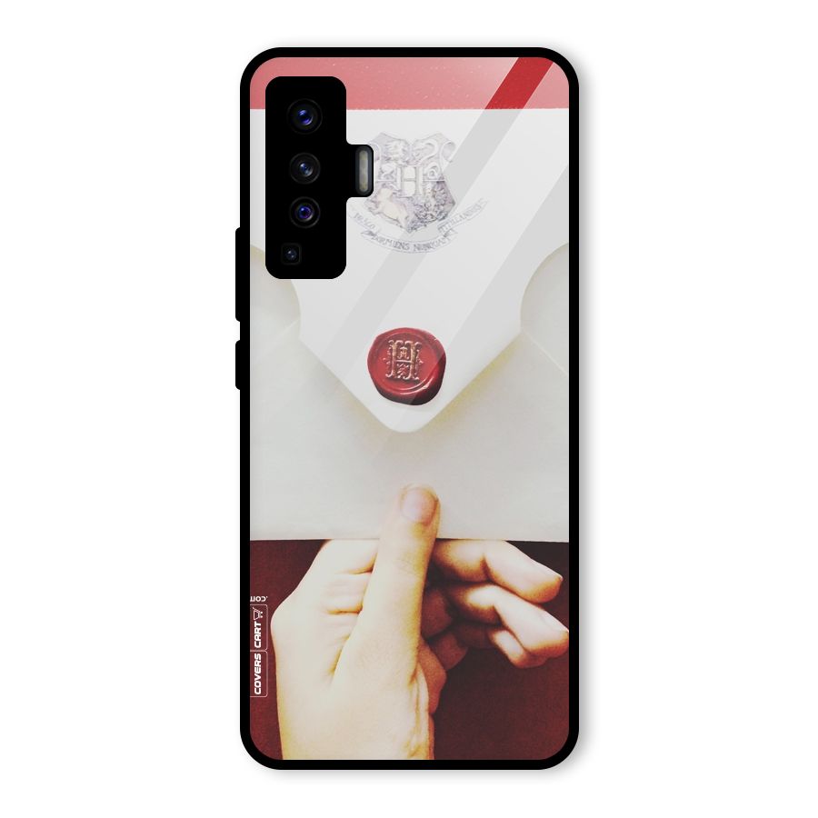 Red Envelope Glass Back Case for Vivo X50