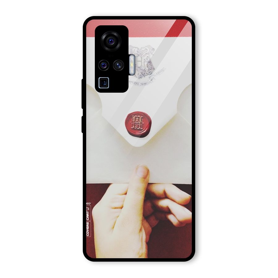 Red Envelope Glass Back Case for Vivo X50 Pro