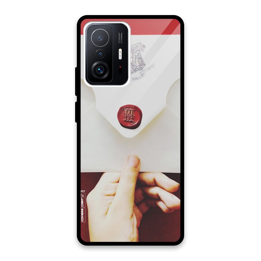 Red Envelope Glass Back Case for Xiaomi 11T Pro