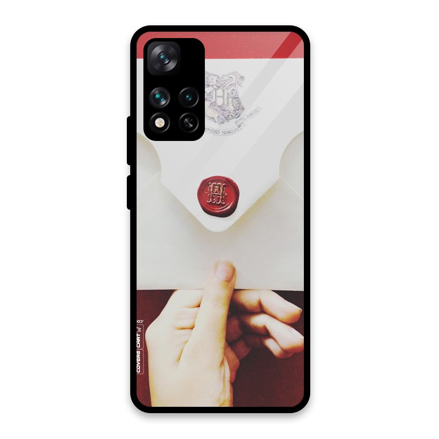Red Envelope Glass Back Case for Xiaomi 11i HyperCharge 5G
