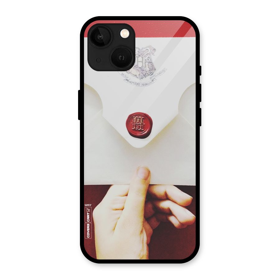 Red Envelope Glass Back Case for iPhone 13