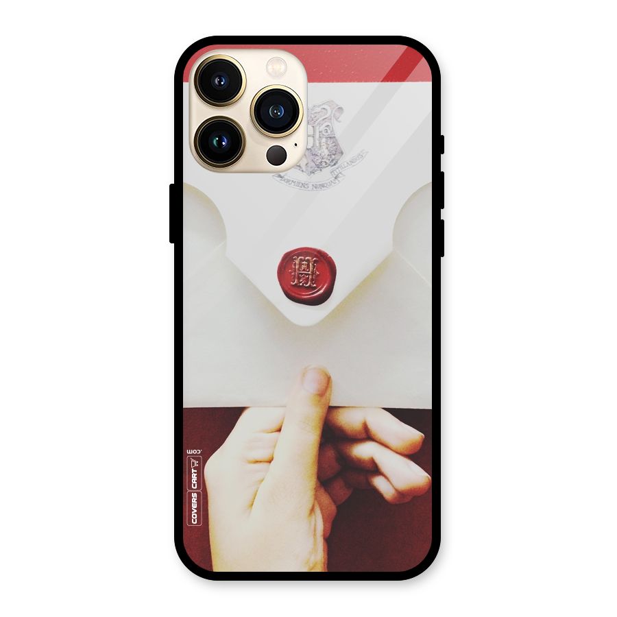 Red Envelope Glass Back Case for iPhone 13 Pro Max